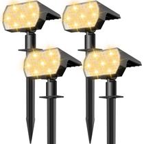 Luzes solares de jardim NYMPHY 56 LED IP68 à prova d'água, pacote com 4 Luzes solares de jardim NYMPHY 56 LED IP68 à prova d'água, pacote com 4