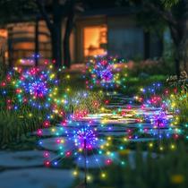Luzes solares de jardim PEVOROS 120LED impermeáveis coloridas, pacote com 4 Luzes solares de jardim PEVOROS 120LED impermeáveis coloridas, pacote com 4