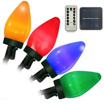 Luzes solares de Natal Anycosy 29,5 m 60 LEDs C7 8 modos