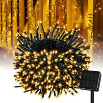 Luzes solares de Natal Brightown 9,8 m 120 LED 8 modos