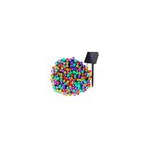 Luzes solares de Natal Garland 10m 100 LED multicolor Luzes solares de Natal Garland 10m 100 LED multicolor