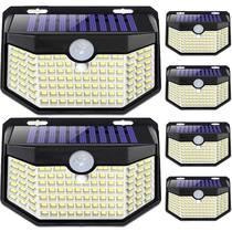 Luzes Solares de Parede Externas HMCITY 120 LED com Sensor de Movimento IP65 Luzes Solares de Parede Externas HMCITY 120 LED com Sensor de Movimento IP65