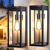 Luzes Solares de Parede Externas SNRU 16" Pacote com 2 com Sensor de Movimento Luzes Solares de Parede Externas SNRU 16" Pacote com 2 com Sensor de Movimento