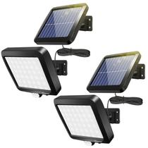 Luzes solares de sensor de movimento ao ar livre Shuniu 56 LED IP65