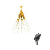 Luzes Solares Externas 280LED 8 Modos Decoração De Natal Halloween Jardim Festa