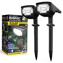 Luzes solares externas Bell+Howell Bionic Burst, pacote com 2
