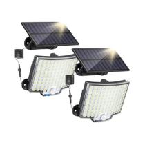 Luzes Solares Externas Com Sensor De Movimento À Prova d'Água 800 LED Super Brilhantes Para Jardim E