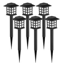 Luzes solares externas GIGALUMI, pacote com 6 LED impermeável Luzes solares externas GIGALUMI, pacote com 6 LED impermeável