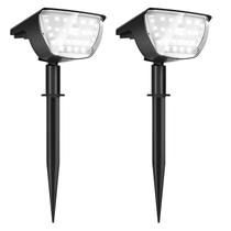 Luzes solares externas Jior 32 LED IP65 impermeáveis 2 em 1 Luzes solares externas Jior 32 LED IP65 impermeáveis 2 em 1