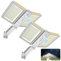 Luzes solares externas ropelux 6000LM com sensor de movimento IP65