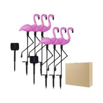 Luzes Solares Flamingo 3 Peças LED Para Jardim, Caminho, Gramado, Decoração De Halloween E Natal Luzes Solares Flamingo 3 Peças LED Para Jardim, Caminho, Gramado, Decoração De Halloween E Natal