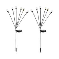 Luzes Solares Impermeáveis Para Exterior, Decoração De Jardim, Atmosfera De Quintal E Villa