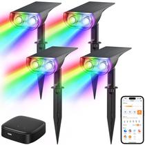 Luzes solares inteligentes Linkind SL5 com sensor de movimento IP65, pacote com 4
