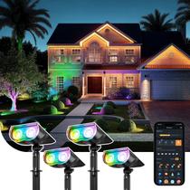 Luzes solares inteligentes Linkind SL5C que mudam de cor (pacote com 4)