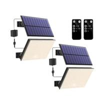 Luzes Solares LED 400 Para Exterior Com Sensor De Movimento IP65 À Prova d'Água Cabo De 5 Metros