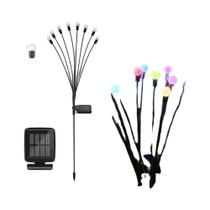 Luzes Solares LED 6/8/10 À Prova d'Água Para Jardim, Luzes Vibrantes De Vaga-lume Para Decoração De Luzes Solares LED 6/8/10 À Prova d'Água Para Jardim, Luzes Vibrantes De Vaga-lume Para Decoração De