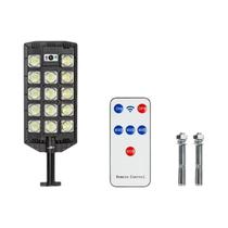 Luzes Solares LED De 150000W Para Exterior Com Sensor De Movimento E Controle Remoto, Lanterna De
