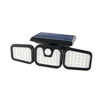 Luzes Solares LED De Alta Luminosidade Com Sensor De Movimento Para Exterior 3 Cabeças 270 graus graus Luzes Solares LED De Alta Luminosidade Com Sensor De Movimento Para Exterior 3 Cabeças 270 graus graus