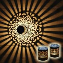 Luzes Solares Mandala SXXSMYWR Impermeáveis para Área Externa 2 Peças Luzes Solares Mandala SXXSMYWR Impermeáveis para Área Externa 2 Peças