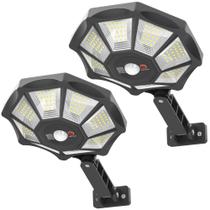Luzes solares OKPRO 168LED 6500K Flood Light Dusk to Dawn