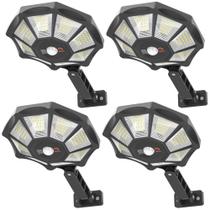 Luzes solares OKPRO 168LED 6500K Flood Light Dusk to Dawn