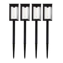 Luzes Solares para Caminho GTX Kit com 4 Unidades Preto Vintage LED Luzes Solares para Caminho GTX Kit com 4 Unidades Preto Vintage LED
