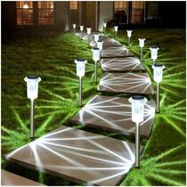 Luzes Solares para Caminhos DenicMic 15 Unidades à Prova d'Água LED 6000K Luzes Solares para Caminhos DenicMic 15 Unidades à Prova d'Água LED 6000K