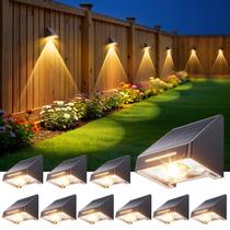 Luzes Solares para Cerca KOOPER, Kit com 10 Unidades, à Prova dÁgua, 9 Cores Luzes Solares para Cerca KOOPER, Kit com 10 Unidades, à Prova dÁgua, 9 Cores