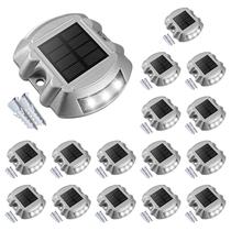 Luzes Solares para Deck VOLISUN Kit com 16 Unidades LED Brancas à Prova d'Água IP68 Luzes Solares para Deck VOLISUN Kit com 16 Unidades LED Brancas à Prova d'Água IP68