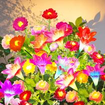 Luzes solares para flores Garpar GARPAR Lily & Lotus, pacote com 2 Luzes solares para flores Garpar GARPAR Lily & Lotus, pacote com 2