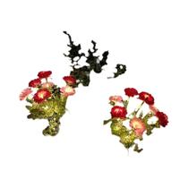 Luzes Solares Para Jardim Externo Em Forma De Flor De Lótus Da Neve Para Quintal, Pátio, Festa, Luzes Solares Para Jardim Externo Em Forma De Flor De Lótus Da Neve Para Quintal, Pátio, Festa,