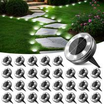 Luzes Solares para Jardim Peasur Kit com 30 Unidades 5,8 cm à Prova d'Água Luzes Solares para Jardim Peasur Kit com 30 Unidades 5,8 cm à Prova d'Água