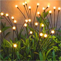 Luzes Solares para Jardim TONULAX Melhoradas com Movimento e Luz Branca Quente - Kit com 6