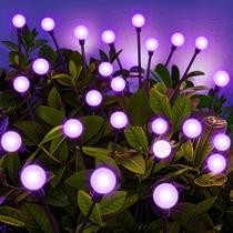 Luzes Solares para Jardim ZFNN 16 LEDs Roxas Kit com 2 à Prova d'Água Luzes Solares para Jardim ZFNN 16 LEDs Roxas Kit com 2 à Prova d'Água