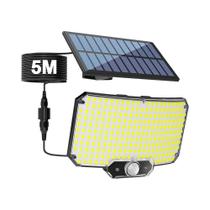 Luzes Solares Super Brilhantes Com Sensor De Movimento 234/318/348 LED Para Exterior, À Prova d'Água