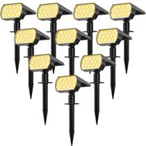 Luzes Spot Solares WELALO Kit com 10 Unidades 65 LEDs IP68 à Prova d'Água