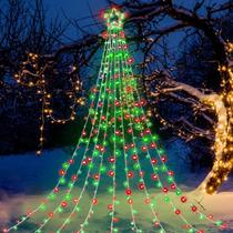 Luzes Star String ao ar livre PUHONG 320 LED 8 modos IP65