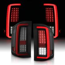 Luzes Traseiras AmeriLite Smoke LED para Chevy Silverado 07-14 Luzes Traseiras AmeriLite Smoke LED para Chevy Silverado 07-14