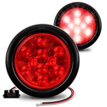 Luzes traseiras de trailer TRUE MODS 4 LED vermelho redondo certificado DOT