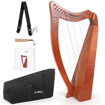 Lyre Harp LOTKEY 19 cordas para iniciantes e adultos com acessórios Lyre Harp LOTKEY 19 cordas para iniciantes e adultos com acessórios