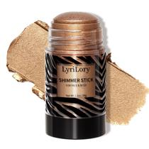 LyriLory Bastão Iluminador, Maquiagem Multiuso com Brilho, Bastão Cremoso com Óleo de Coco Hidratante, Fácil de Aplicar para um Brilho Bronzeado Radiante, Para Rosto e Corpo 34g Brilho Cobre LyriLory Bastão Iluminador, Maquiagem Multiuso com Brilho, Bastão Cremoso com Óleo de Coco Hidratante, Fácil de Aplicar para um Brilho Bronzeado Radiante, Para Rosto e Corpo 34g Brilho Cobre
