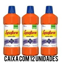 Lysoform Desinfetante 1 litro - Caixa com 12 unidades de 1 litro