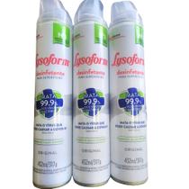 Lysoform desinfetante original spray 432 ml - kit 3 peça