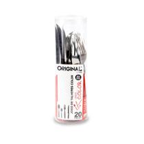 m jogo de talheres color 20pcs vermelho sl0772 original line