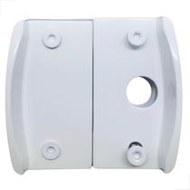 M Kit 09 Porta De Correr Giro Em Vidro Temperado V/V Branco M Kit 09 Porta De Correr Giro Em Vidro Temperado V/V Branco