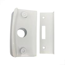 M kit 10 Conjunto Para Porta De Correr Vidro Alvenaria Bco M kit 10 Conjunto Para Porta De Correr Vidro Alvenaria Bco