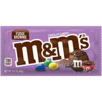 M&m's fudge brownie recheio brownie chocolate 40g importado