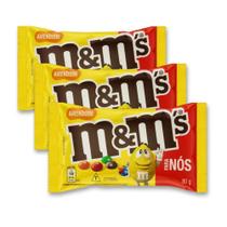 M&Ms Amendoim E Chocolate Mars Kit 3 Unidades De 80G
