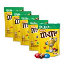 M&Ms Amendoim e Chocolate Mars Kit 5 unidades de 148g