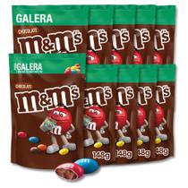 M&Ms Chocolate ao Leite Mars Kit 10 unidades de 148g